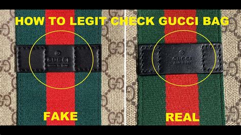 gucci portafoglio vero o falso|how to check gucci bag.